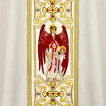 Embroidered chasuble "ArcAngeli"