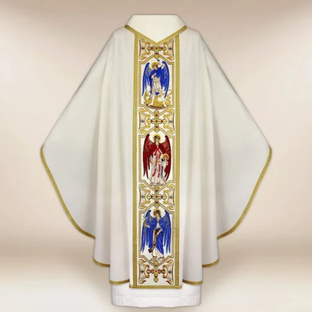 Embroidered chasuble “ArcAngeli”