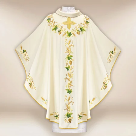 Embroidered chasuble "Cantico"