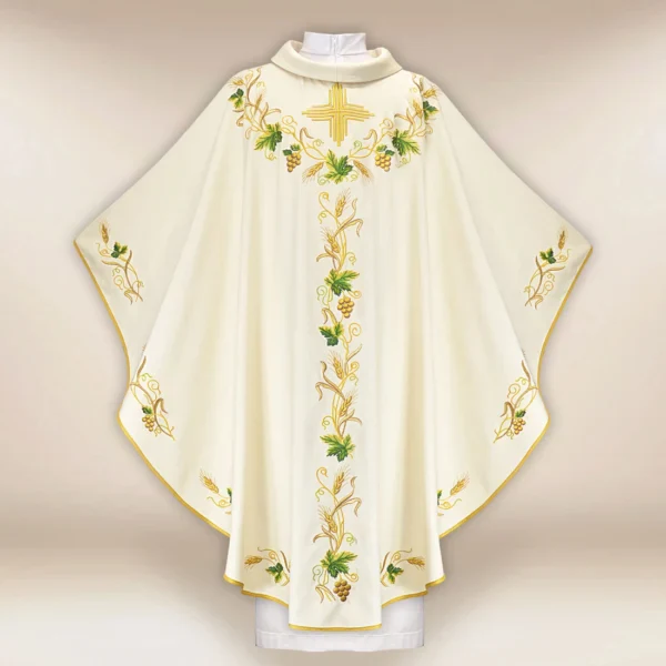Embroidered chasuble "Cantico"