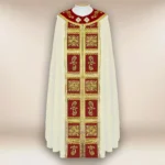 Embroidered cope "Brillante-Vino"