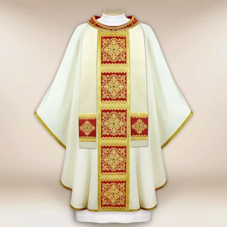 Embroidered chasuble "Brillante-Vino"