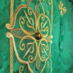 Embroidered chasuble "Massimo-Verde"