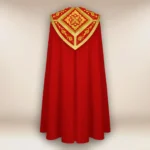 Embroidered cope "Brillante-Rosso"