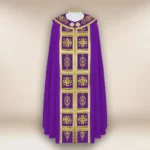 Embroidered cope "Brillante-Viola"