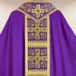 Embroidered chasuble "Brillante-Viola"