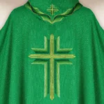 Embroidered Chasuble "Ombre Colorate" Green