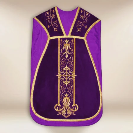 Embroidered Roman chasuble "Homily"