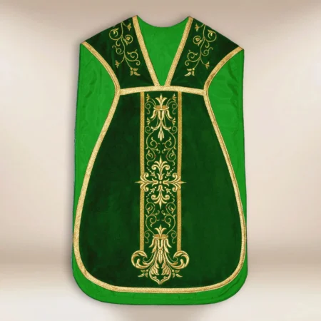Embroidered Roman chasuble "Homily"