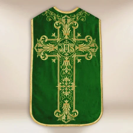 Embroidered Roman chasuble "Homily"