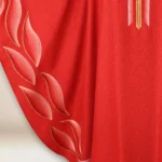 Embroidered Chasuble "Ombre Colorate" Red
