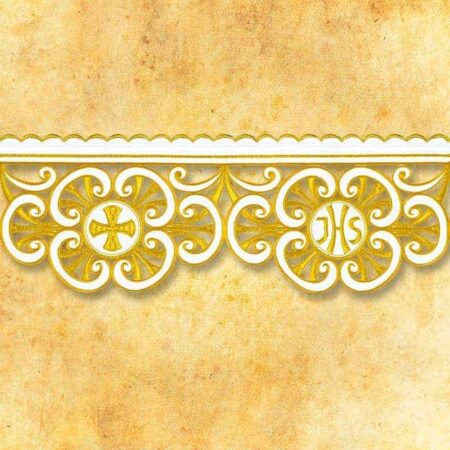 Embroidered lace "Santa Messa"