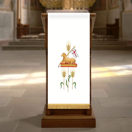 Embroidered lectern "Lamb"