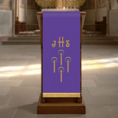 Embroidered lectern "Advent"