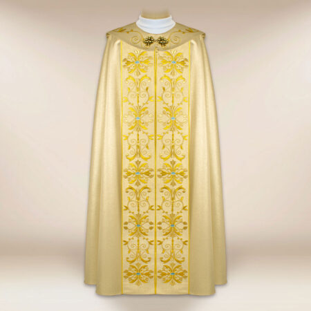 Embroidered cope "La Madonna Del Rosario"