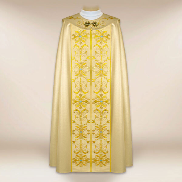Embroidered cope "La Madonna Del Rosario"
