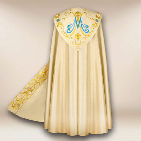 Embroidered cope "La Madonna Del Rosario"