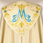 Embroidered cope "La Madonna Del Rosario"