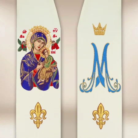 Embroidered Stole "Our Lady of Perpetual Help"