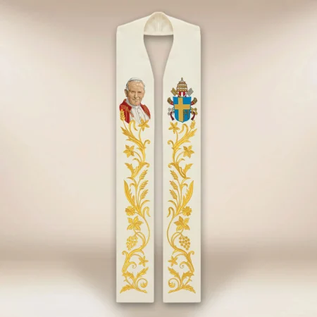 Embroidered Stole "St. John Paul II"
