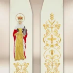 Embroidered stole "St. Jadwiga"