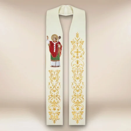 Embroidered stole "St. Stanislaus"
