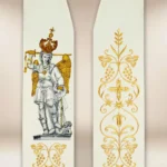 Embroidered stole "Archangel Michael from Mount Gargano"