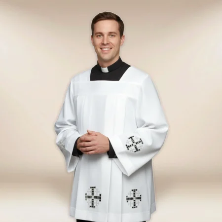 embroidered liturgical surplice 182 cm