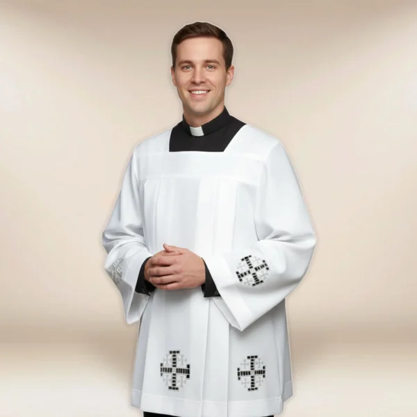 embroidered liturgical surplice 176 cm