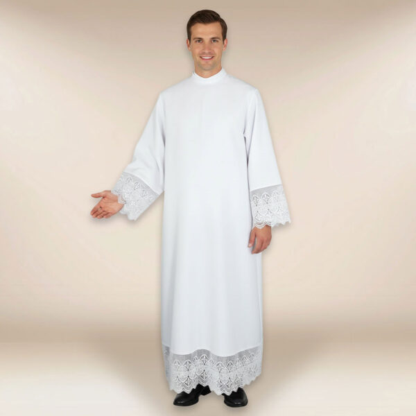 IHS guipure alb 188 cm