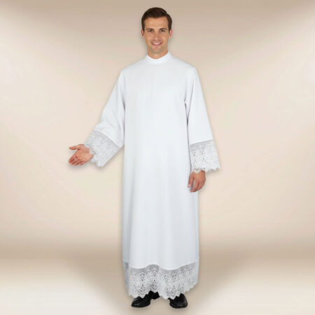 IHS guipure alb 164 cm