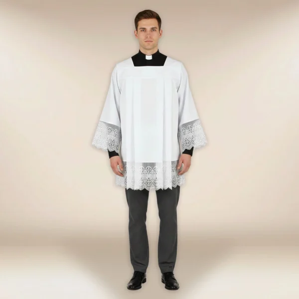 Surplice with guipure lace IHS 182 cm