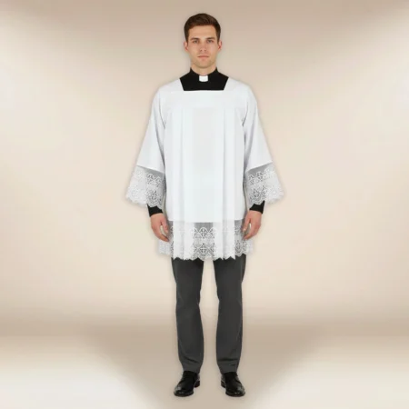 Surplice with IHS guipure 164 cm