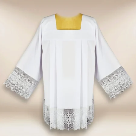 Surplice with IHS guipure 164 cm