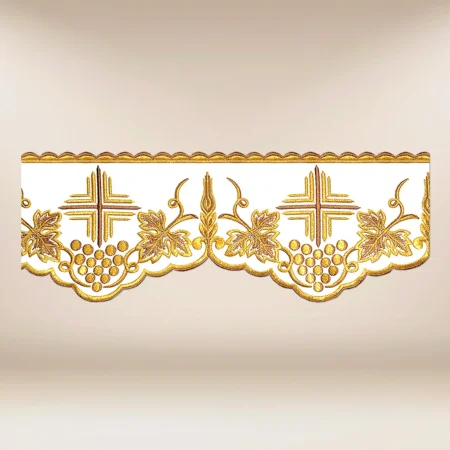 Embroidered lace "Gold Brown"