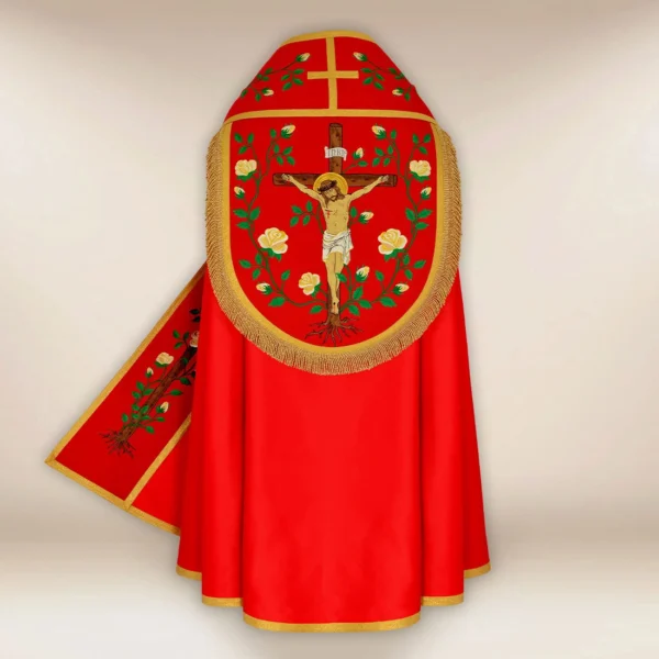 Embroidered cope "Jesus on the Cross"