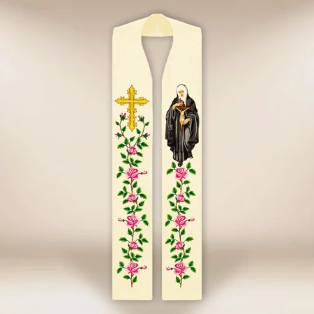 Embroidered Stole "St. Rita"