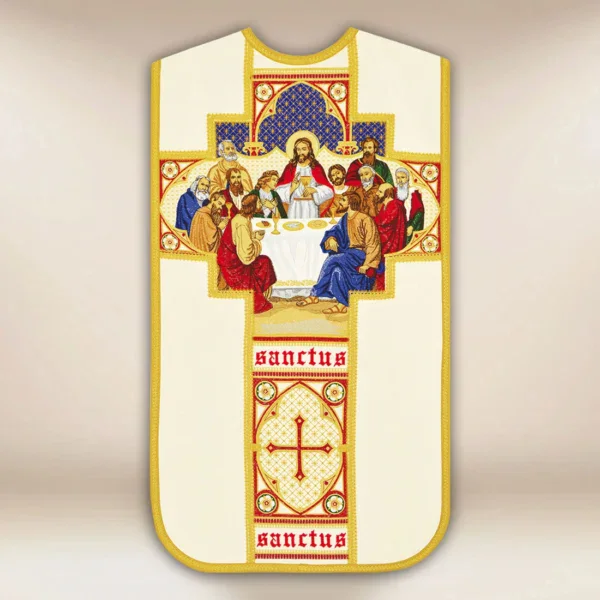 Roman Embroidered Chasuble "The Last Supper"