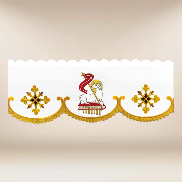 Embroidered Lace "Agnus Dei"