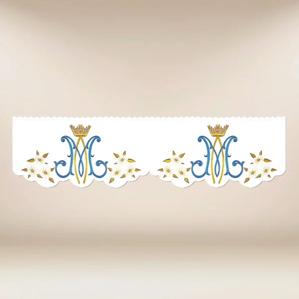 Embroidered Lace "Mater Dei"