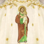 Embroidered chasuble with the image of St. Joseph