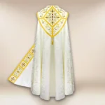 Embroidered cope "Massimo-Bianco"