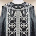 Embroidered cope "Massimo-Nero"