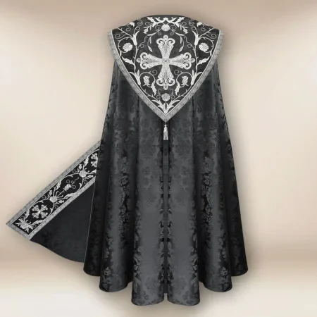 Embroidered cope "Massimo-Nero"