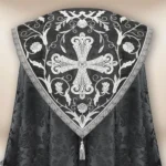 Embroidered cope "Massimo-Nero"