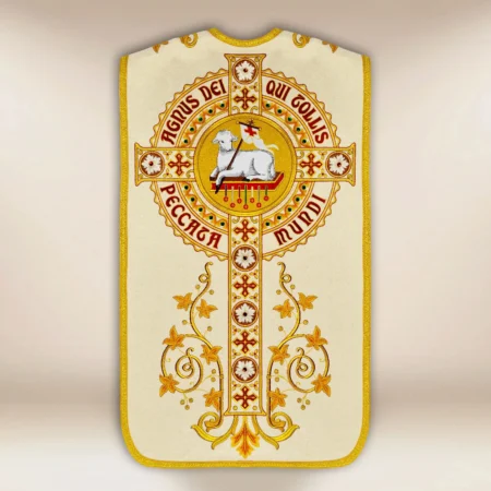 Embroidered Roman Chasuble "Lamb of God"