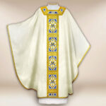 Embroidered chasuble "Azzuro"