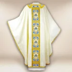 Embroidered chasuble "Azzuro"