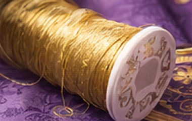 embroidery thread used for decorating liturgical vestments