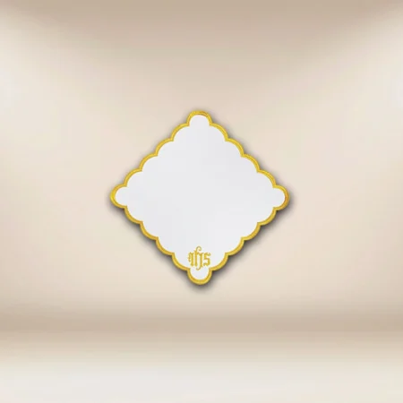 Embroidered napkin "Cathedral" gold 32x32